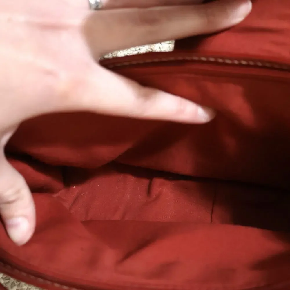 Vintage Wilson's Leather Red Leather Small Shoulder Bag Y2K Moto